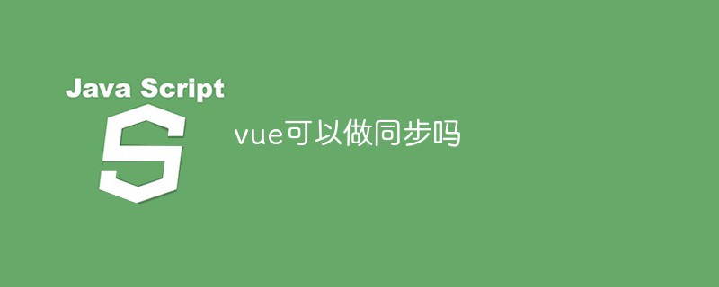 vue可以做同步吗