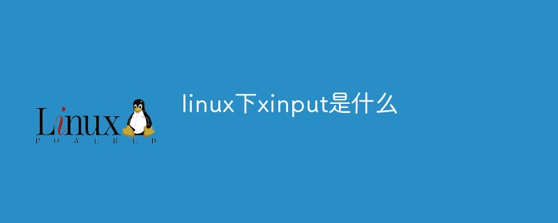 linux下xinput是什么